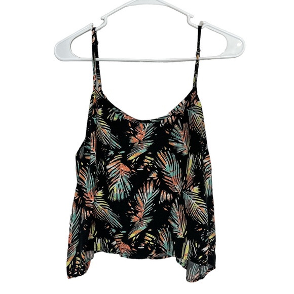 Mudd Tops - MUDD Colorful Leaf Tank Top Size XL